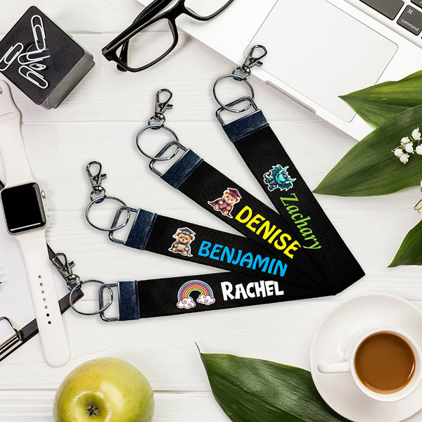 Totally Ingenious Wristlets Personalised Keychain Tag cum Wristlets (Min.10pcs)