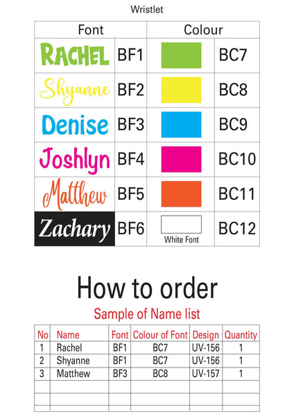 Totally Ingenious Wristlets Personalised Keychain Tag cum Wristlets (Min.10pcs)