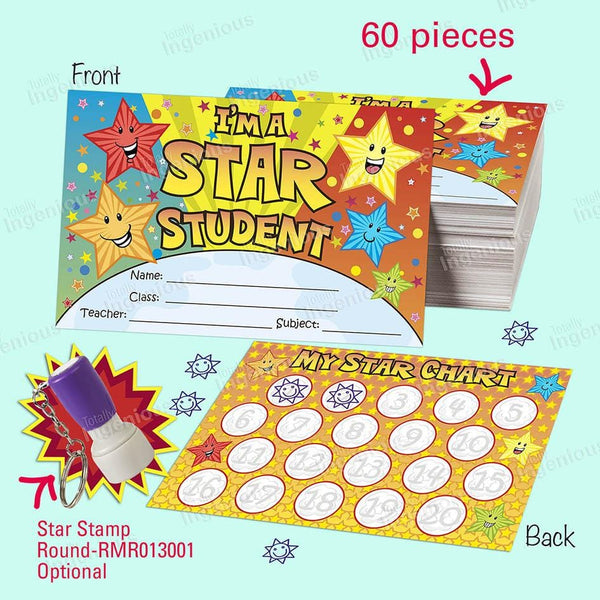 Totally Ingenious Reward Cards Star Student - RCEL01 (English)