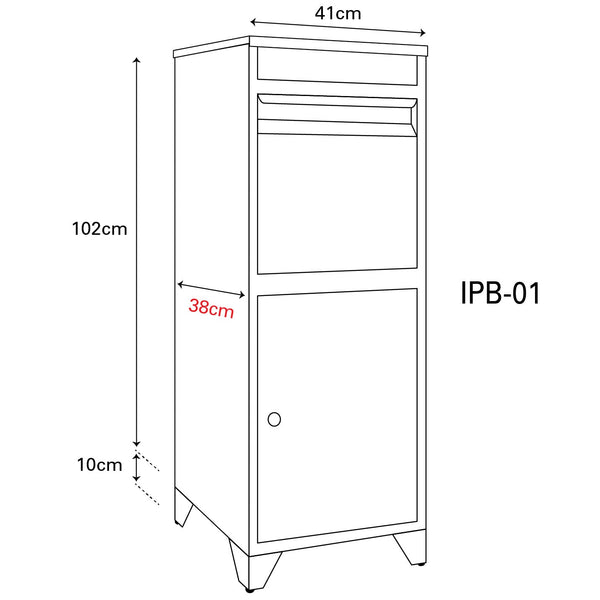 Totally Ingenious Ingenious Parcel Box Ingenious Parcel Box Key Lock PB01 (IPB-01)