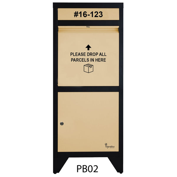Totally Ingenious Ingenious Parcel Box Ingenious Parcel Box Key Lock PB02 (IPB-01)