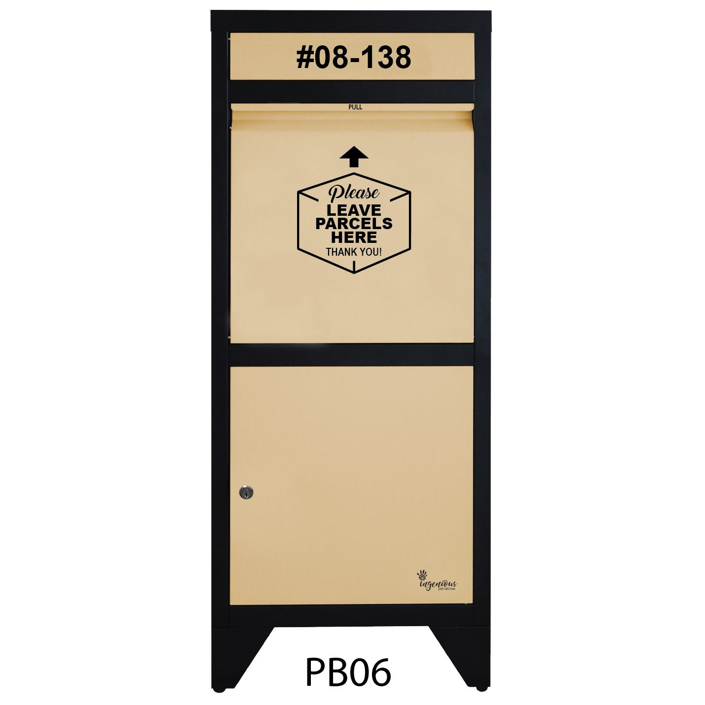 Totally Ingenious Ingenious Parcel Box Ingenious Parcel Box Key Lock PB06 (IPB-01)
