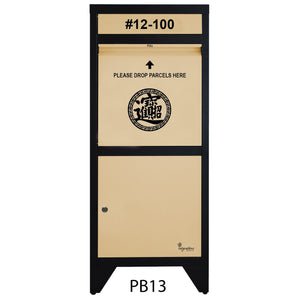 Totally Ingenious Ingenious Parcel Box Ingenious Parcel Box Key Lock PB13 (IPB-01)