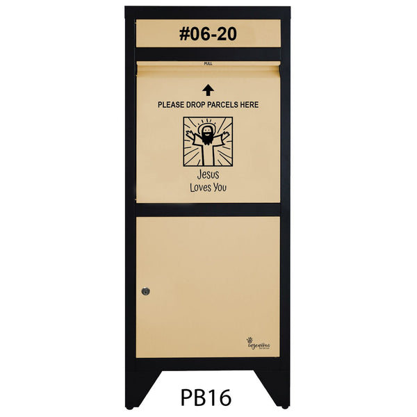 Totally Ingenious Ingenious Parcel Box Ingenious Parcel Box Key Lock PB16 (IPB-01)