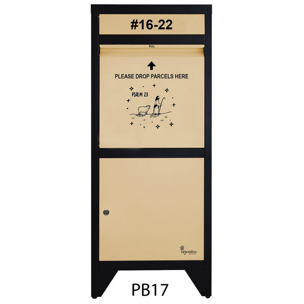Totally Ingenious Ingenious Parcel Box Ingenious Parcel Box Key Lock PB17 (IPB-01)
