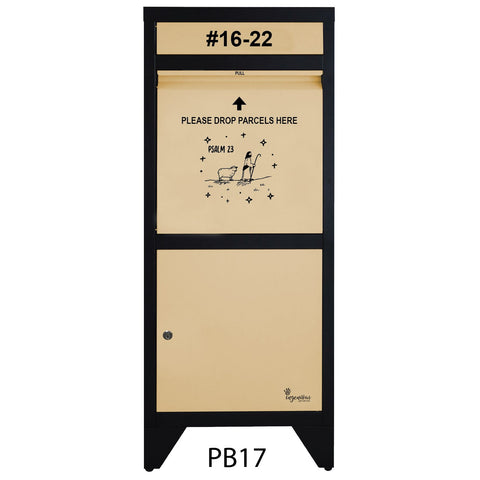 Totally Ingenious Ingenious Parcel Box Ingenious Parcel Box Key Lock PB17 (IPB-01)