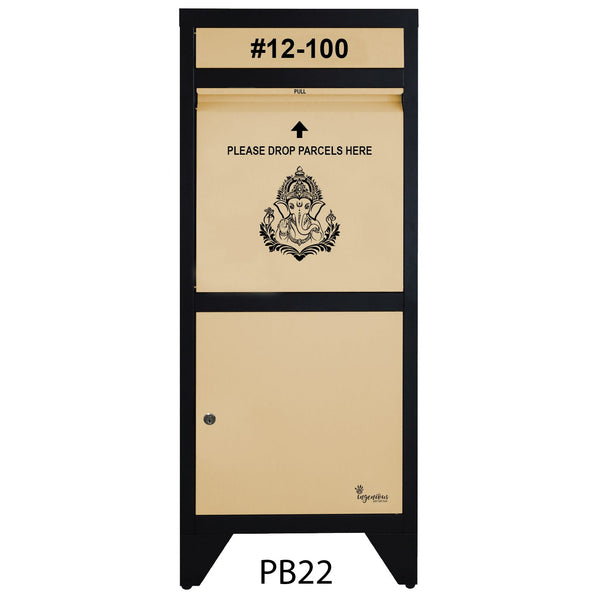 Totally Ingenious Ingenious Parcel Box Ingenious Parcel Box Key Lock PB22 (IPB-01)