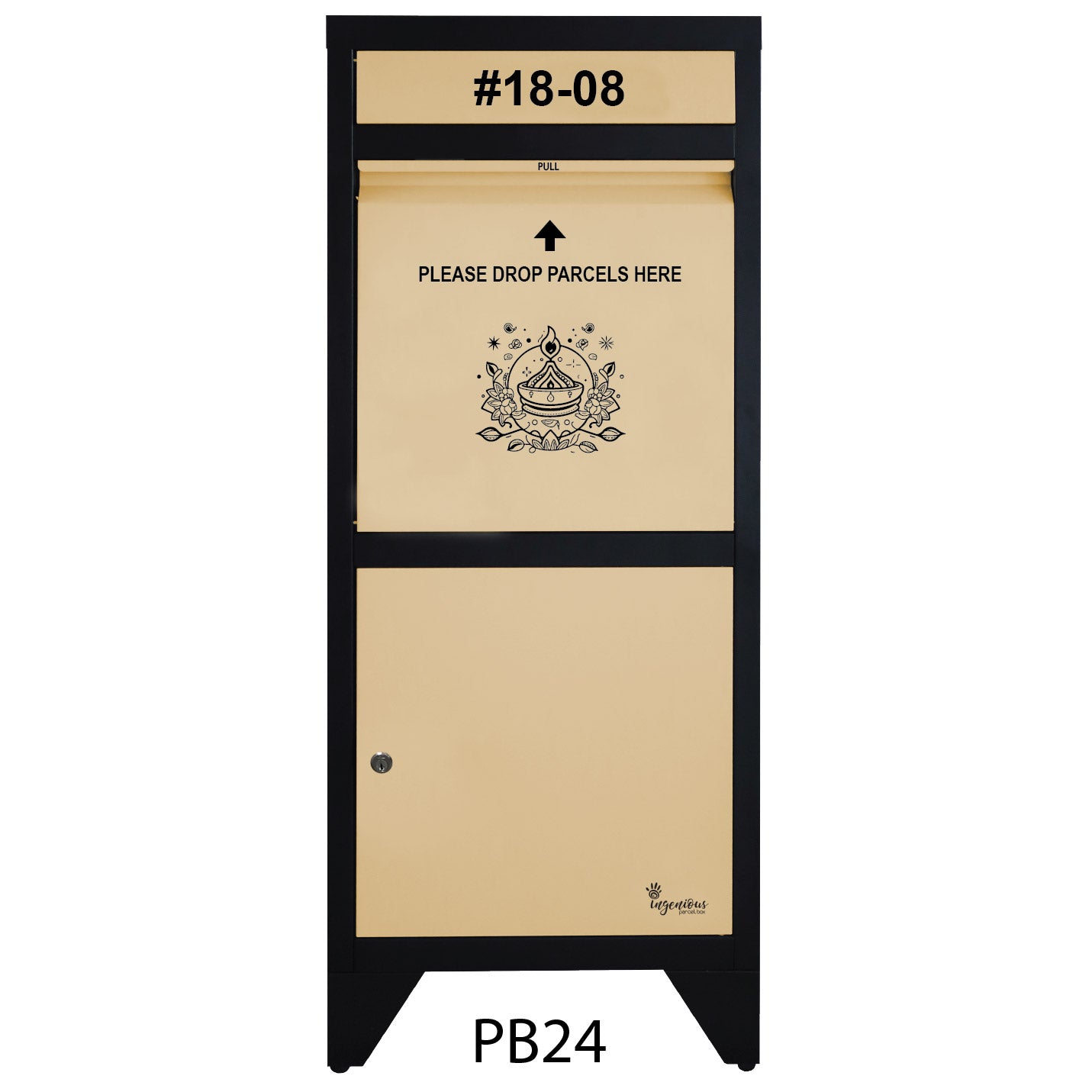 Totally Ingenious Ingenious Parcel Box Ingenious Parcel Box Key Lock PB24 (IPB-01)