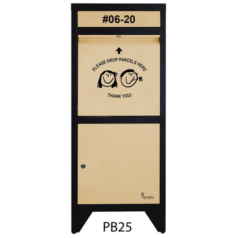 Totally Ingenious Ingenious Parcel Box Ingenious Parcel Box Key Lock PB25 (IPB-01)
