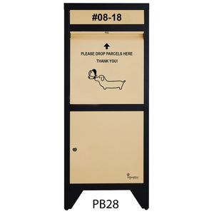 Totally Ingenious Ingenious Parcel Box Ingenious Parcel Box Key Lock PB28 (IPB-01)