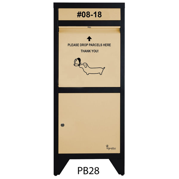 Totally Ingenious Ingenious Parcel Box Ingenious Parcel Box Key Lock PB28 (IPB-01)