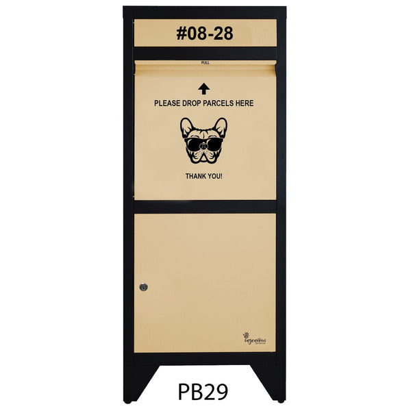 Totally Ingenious Ingenious Parcel Box Ingenious Parcel Box Key Lock PB29 (IPB-01)