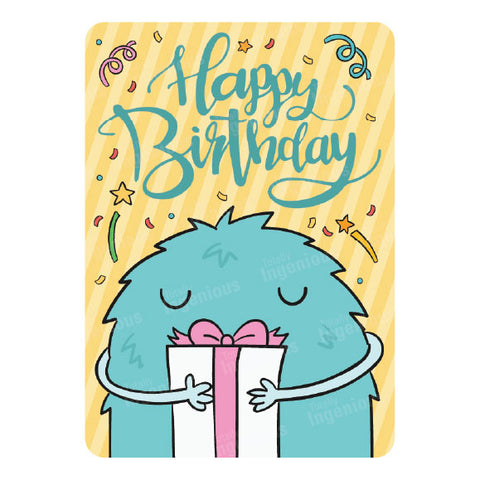 Totally Ingenious Mini Birthday Card - MBC11