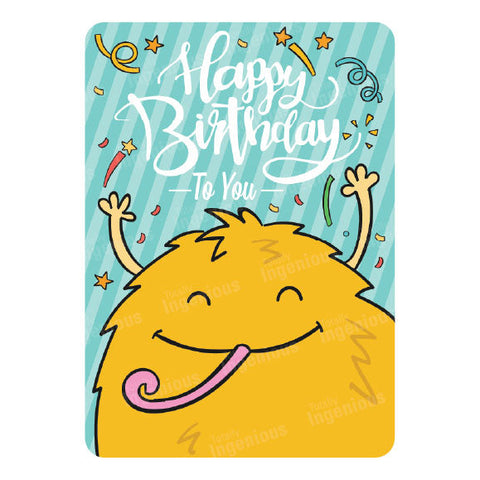 Totally Ingenious Mini Birthday Card - MBC12