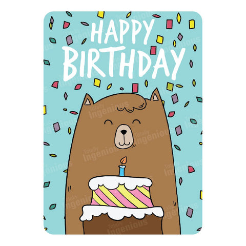 Totally Ingenious Mini Birthday Card - MBC24