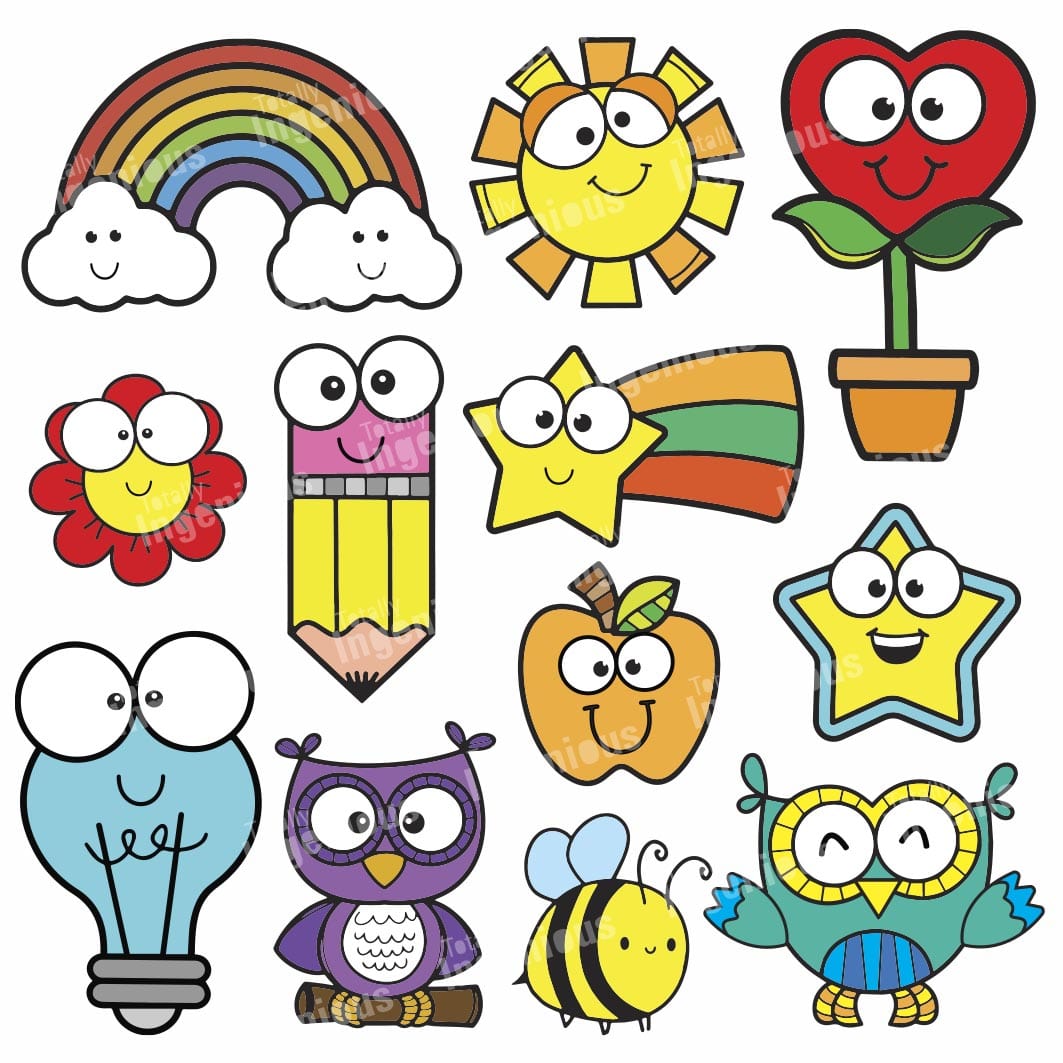 TotallyIngenious Cut-outs Colourful Cut-outs