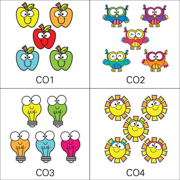 TotallyIngenious Cut-outs Colourful Cut-outs