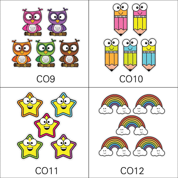 TotallyIngenious Cut-outs Colourful Cut-outs