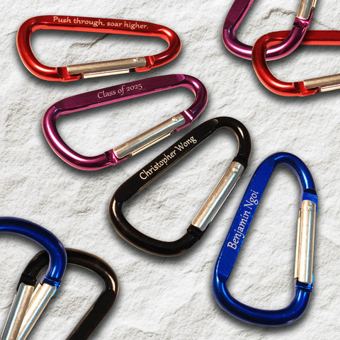 TotallyIngenious Personalised Carabiner (Min. 5pcs)