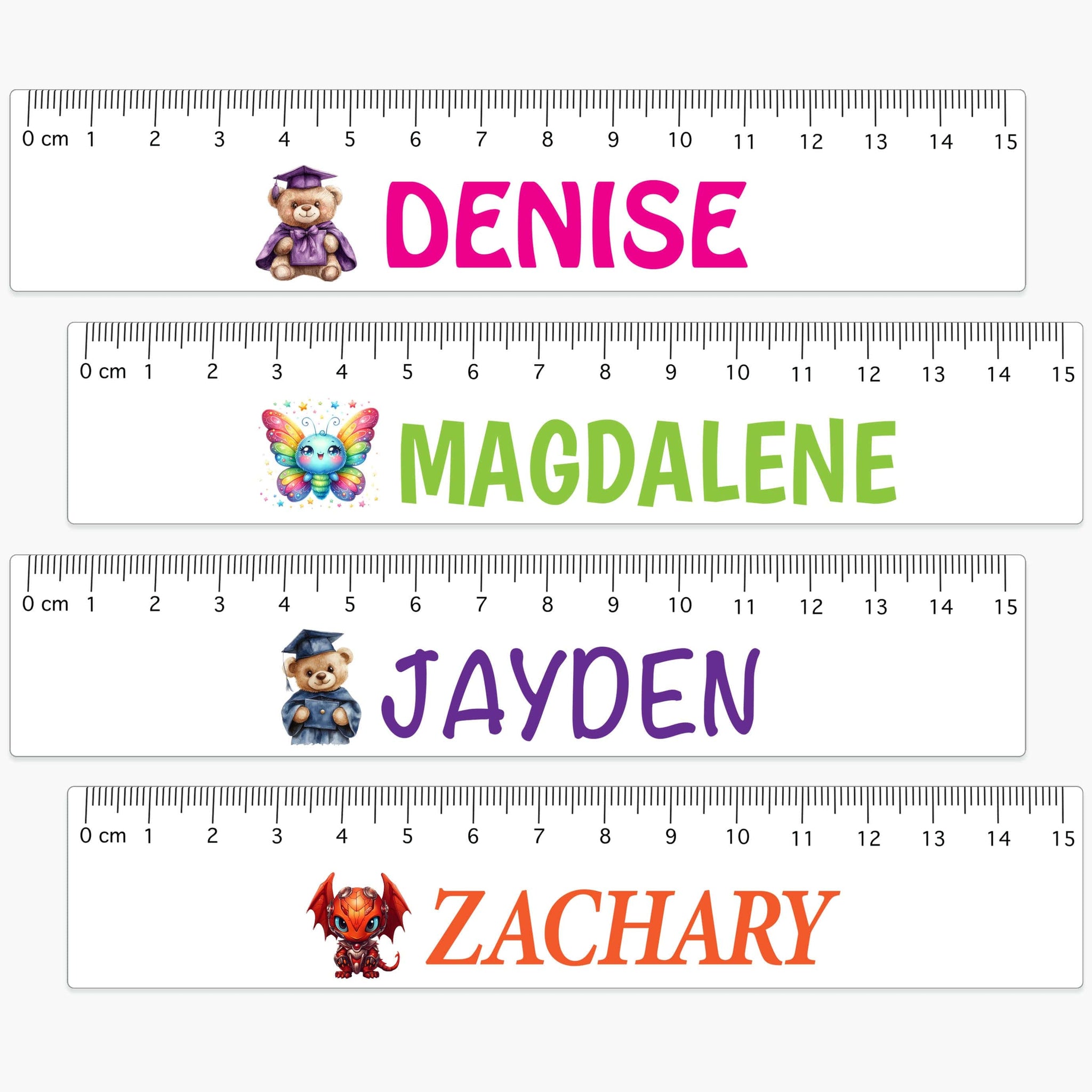 TotallyIngenious Personalised Clear Ruler (Min. 10pcs)