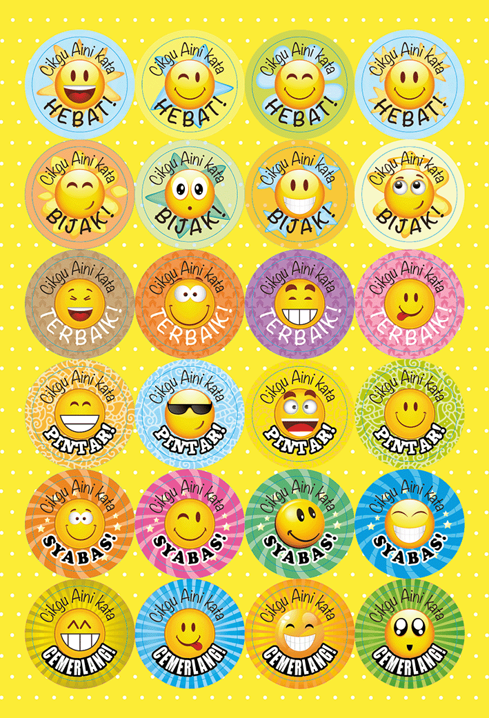 Personalised Teacher's Stickers (ML) Set A