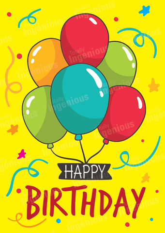 TotallyIngenious Birthday Cards Birthday Cards - BC07