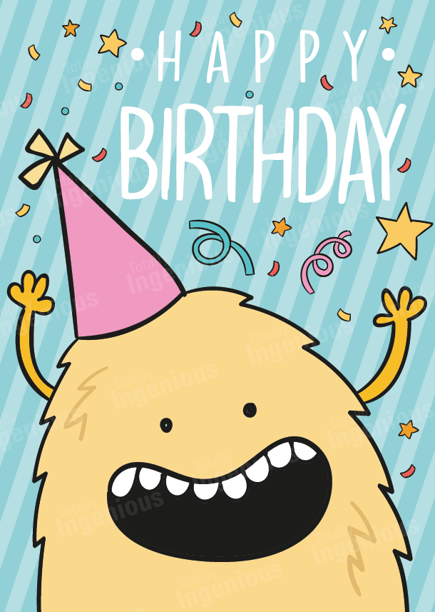 TotallyIngenious Birthday Cards Birthday Cards - BC10