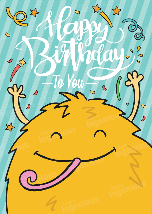 TotallyIngenious Birthday Cards Birthday Cards - BC12