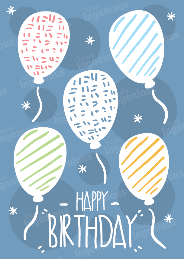 TotallyIngenious Birthday Cards Birthday Cards - BC36