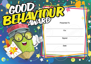 TotallyIngenious Certificates Good Behaviour - CGBEL2