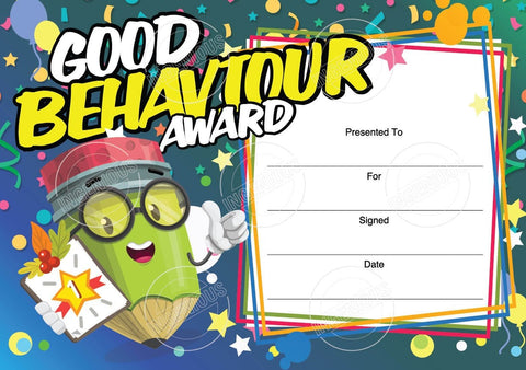 TotallyIngenious Certificates Good Behaviour - CGBEL2