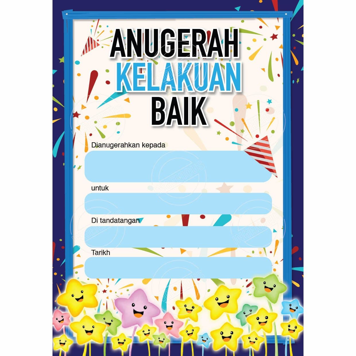 TotallyIngenious Certificates Good Behaviour - CGBML3