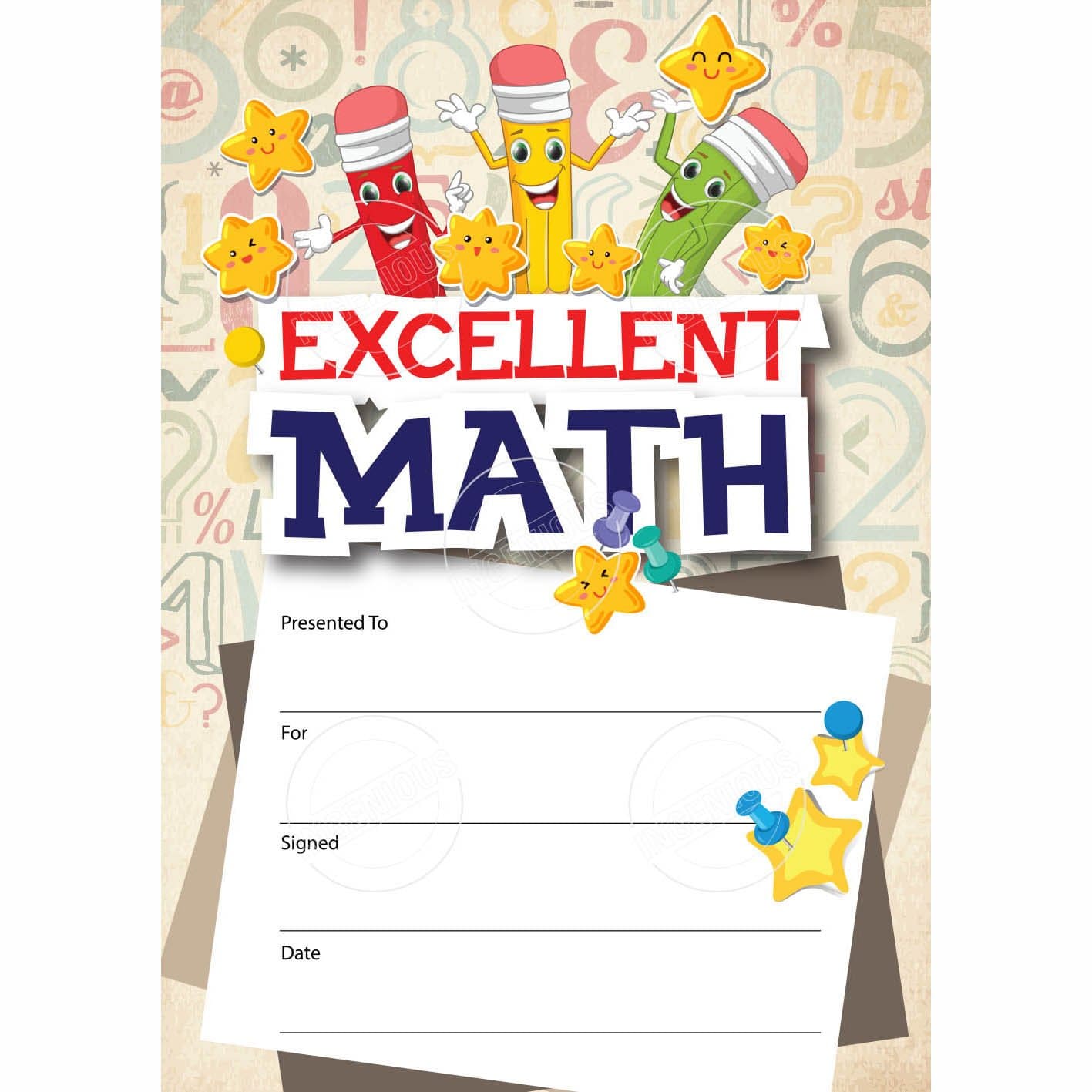 TotallyIngenious Certificates Math - CMEL3