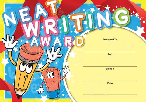 TotallyIngenious Certificates Neat Writing - CNWEL1