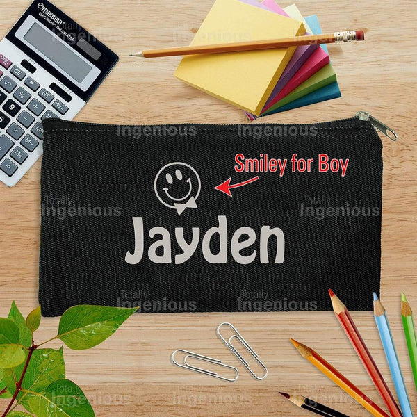 TotallyIngenious Denim Pouches Personalised Denim Pouches (Small)