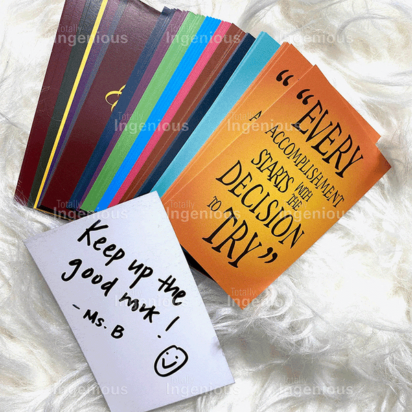TotallyIngenious Motivational Card Set R Motivational Cards (ML)
