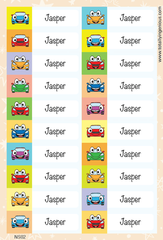 TotallyIngenious Name Sticker Name Sticker IGNS02 (Waterproof & Tear Resistant) (Min. 2pcs)