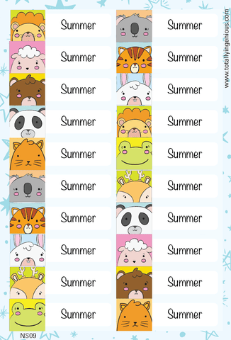 TotallyIngenious Name Sticker Name Sticker IGNS09 (Waterproof & Tear Resistant) (Min. 2pcs)