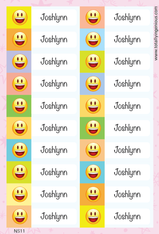 TotallyIngenious Name Sticker Name Sticker IGNS11 (Waterproof & Tear Resistant) (Min. 2pcs)