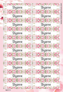 TotallyIngenious Name Sticker Name Sticker IGNS111 (Waterproof & Tear Resistant) (Min. 2pcs)