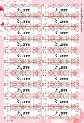 TotallyIngenious Name Sticker Name Sticker IGNS111 (Waterproof & Tear Resistant) (Min. 2pcs)