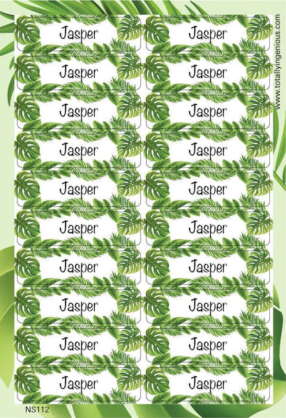 TotallyIngenious Name Sticker Name Sticker IGNS112 (Waterproof & Tear Resistant) (Min. 2pcs)