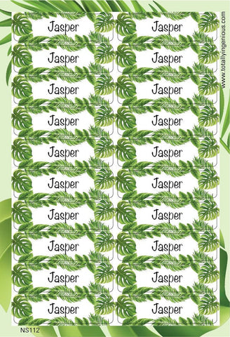 TotallyIngenious Name Sticker Name Sticker IGNS112 (Waterproof & Tear Resistant) (Min. 2pcs)