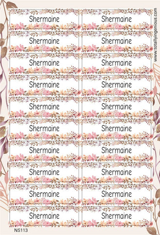 TotallyIngenious Name Sticker Name Sticker IGNS113 (Waterproof & Tear Resistant) (Min. 2pcs)
