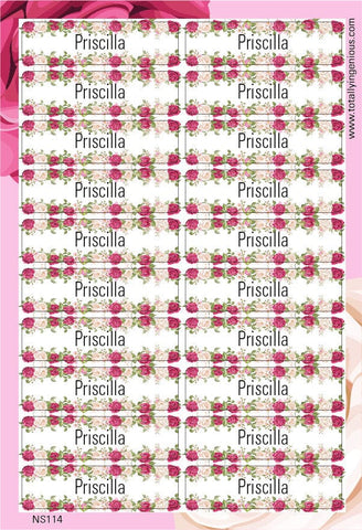 TotallyIngenious Name Sticker Name Sticker IGNS114 (Waterproof & Tear Resistant) (Min. 2pcs)