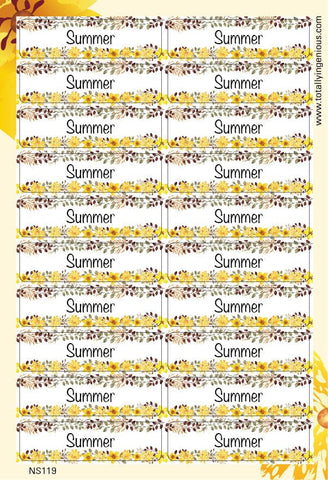 TotallyIngenious Name Sticker Name Sticker IGNS119 (Waterproof & Tear Resistant) (Min. 2pcs)