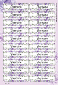 TotallyIngenious Name Sticker Name Sticker IGNS120 (Waterproof & Tear Resistant) (Min. 2pcs)