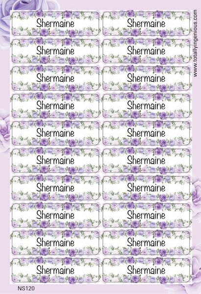 TotallyIngenious Name Sticker Name Sticker IGNS120 (Waterproof & Tear Resistant) (Min. 2pcs)