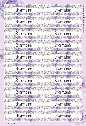 TotallyIngenious Name Sticker Name Sticker IGNS120 (Waterproof & Tear Resistant) (Min. 2pcs)