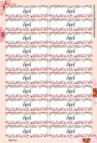 TotallyIngenious Name Sticker Name Sticker IGNS122 (Waterproof & Tear Resistant) (Min. 2pcs)